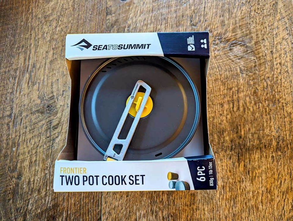 Sea to Summit Frontier Ultralight Two Pot Cook Set First Look