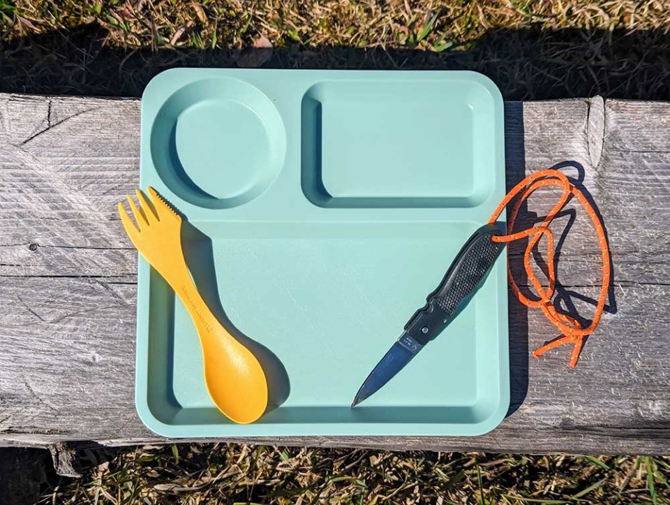 Simple Plate for Front Country Camping